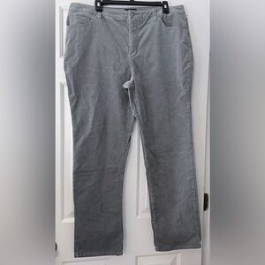 Gray Corduroy Pants, size 18